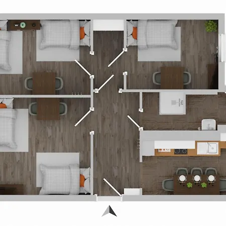 Budget 3 Bedrooms 5 Beds Perfect For Workers